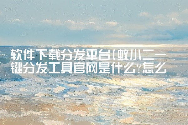 软件下载分发平台